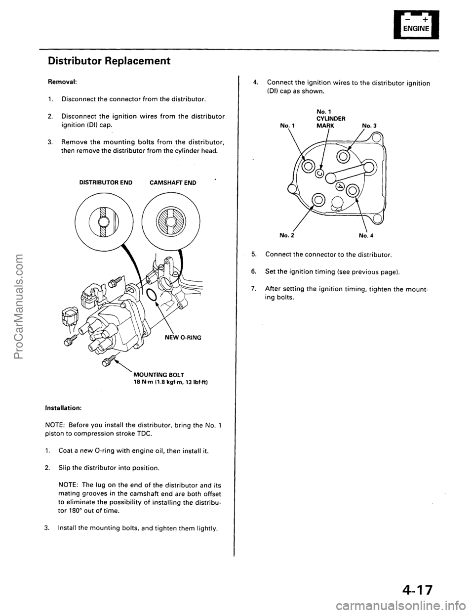 ACURA INTEGRA 1990  Service Repair Manual ProCarManuals.com 