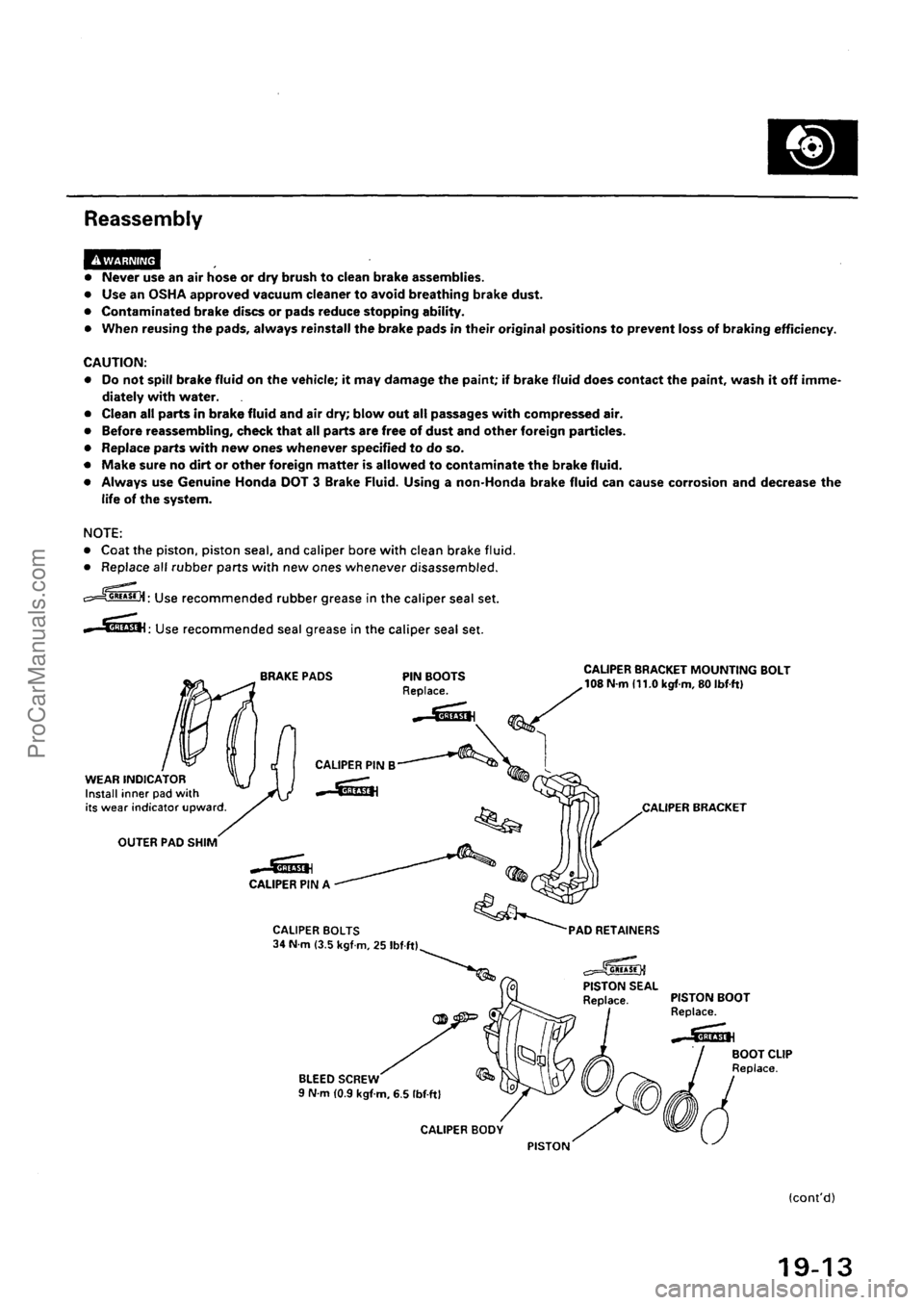 ACURA INTEGRA 1990  Service Repair Manual ProCarManuals.com 