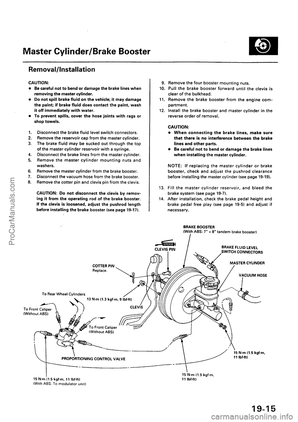 ACURA INTEGRA 1990  Service Repair Manual ProCarManuals.com 