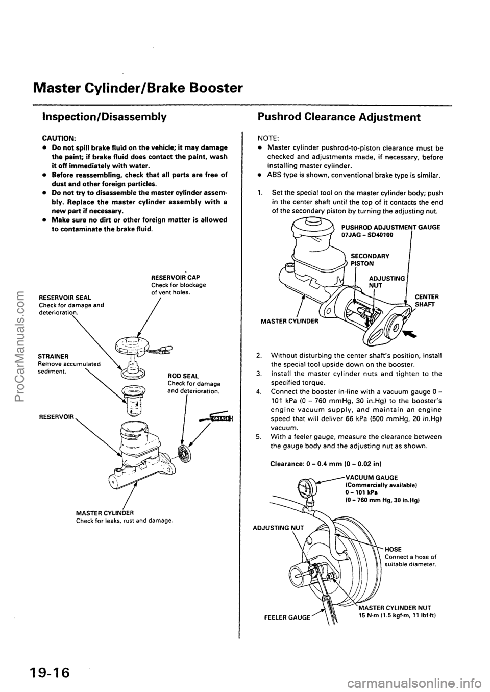 ACURA INTEGRA 1990  Service Repair Manual ProCarManuals.com 