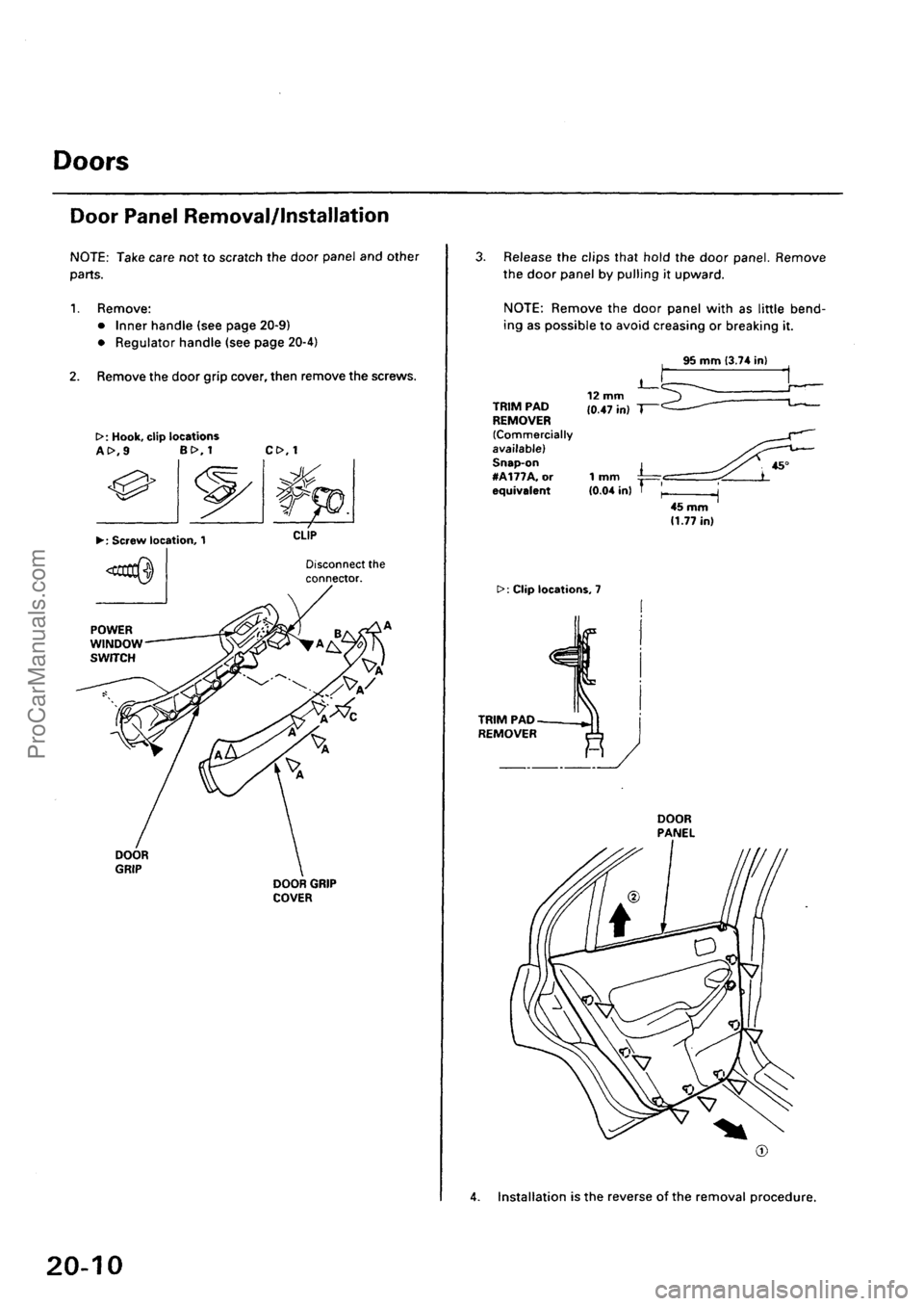 ACURA INTEGRA 1990  Service Repair Manual ProCarManuals.com 