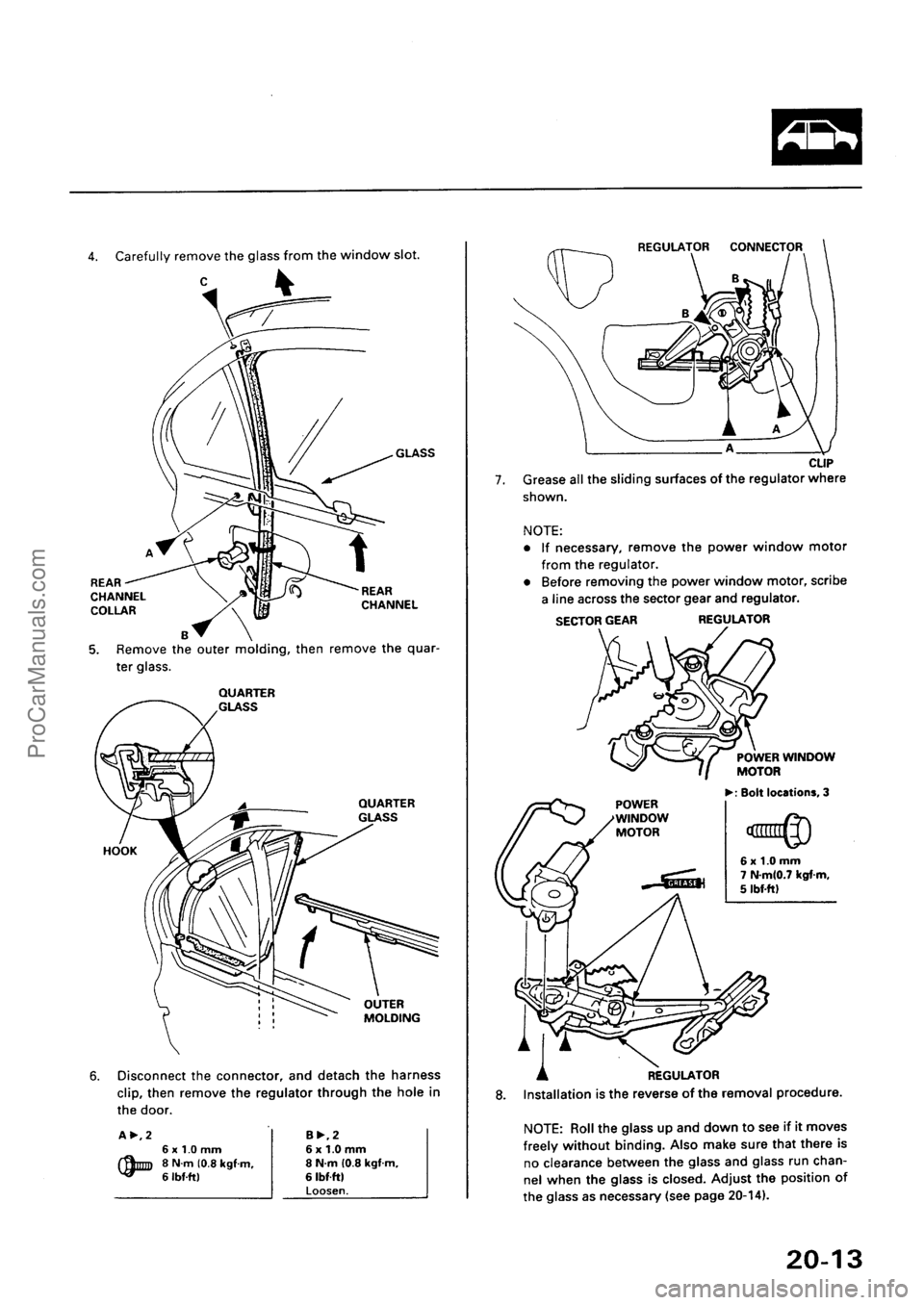 ACURA INTEGRA 1990  Service Repair Manual ProCarManuals.com 