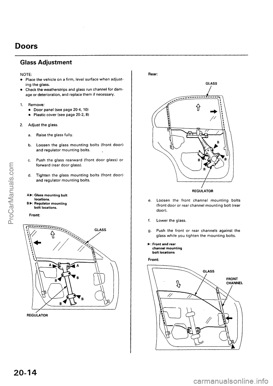ACURA INTEGRA 1990  Service Repair Manual ProCarManuals.com 