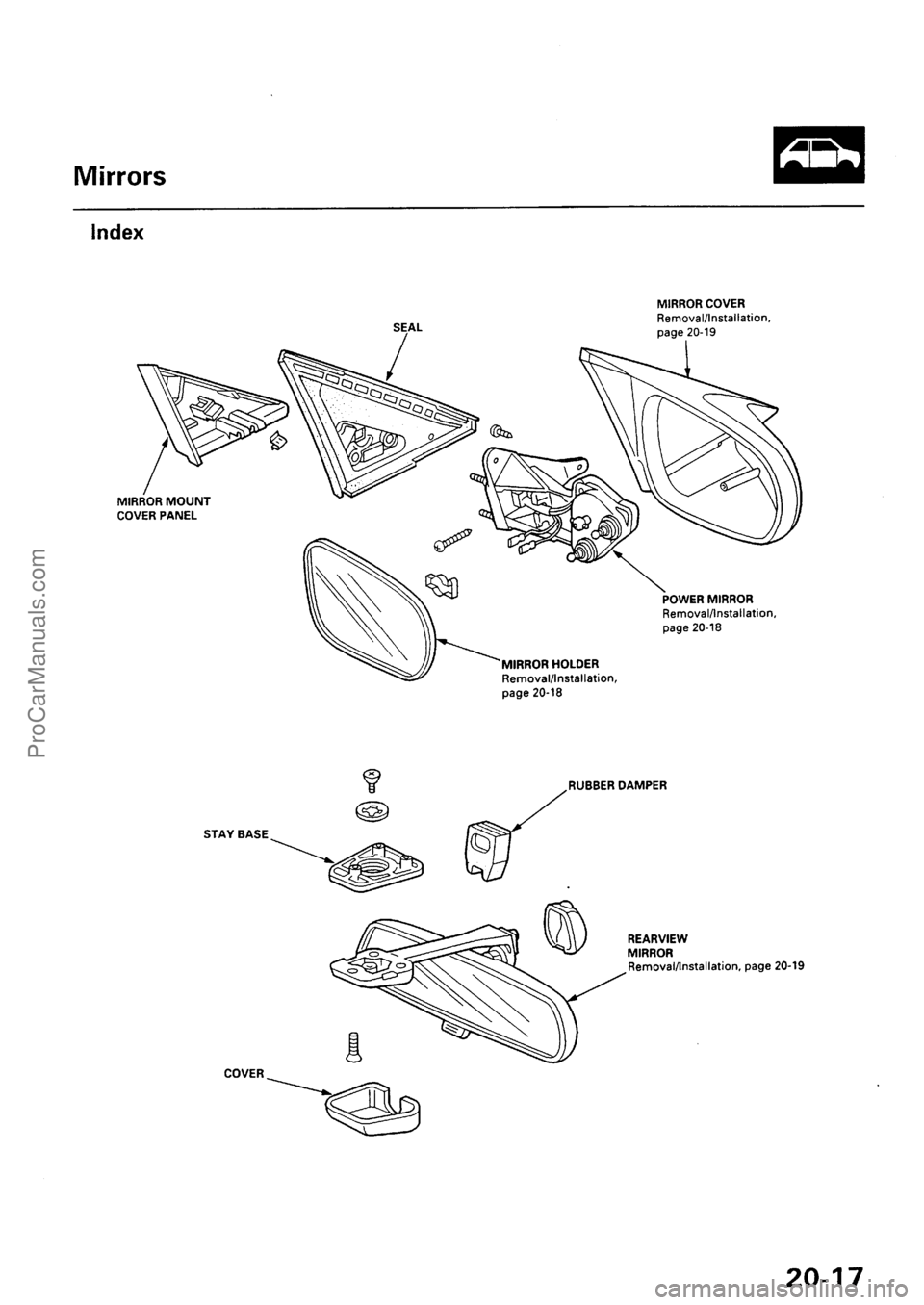 ACURA INTEGRA 1990  Service Repair Manual ProCarManuals.com 