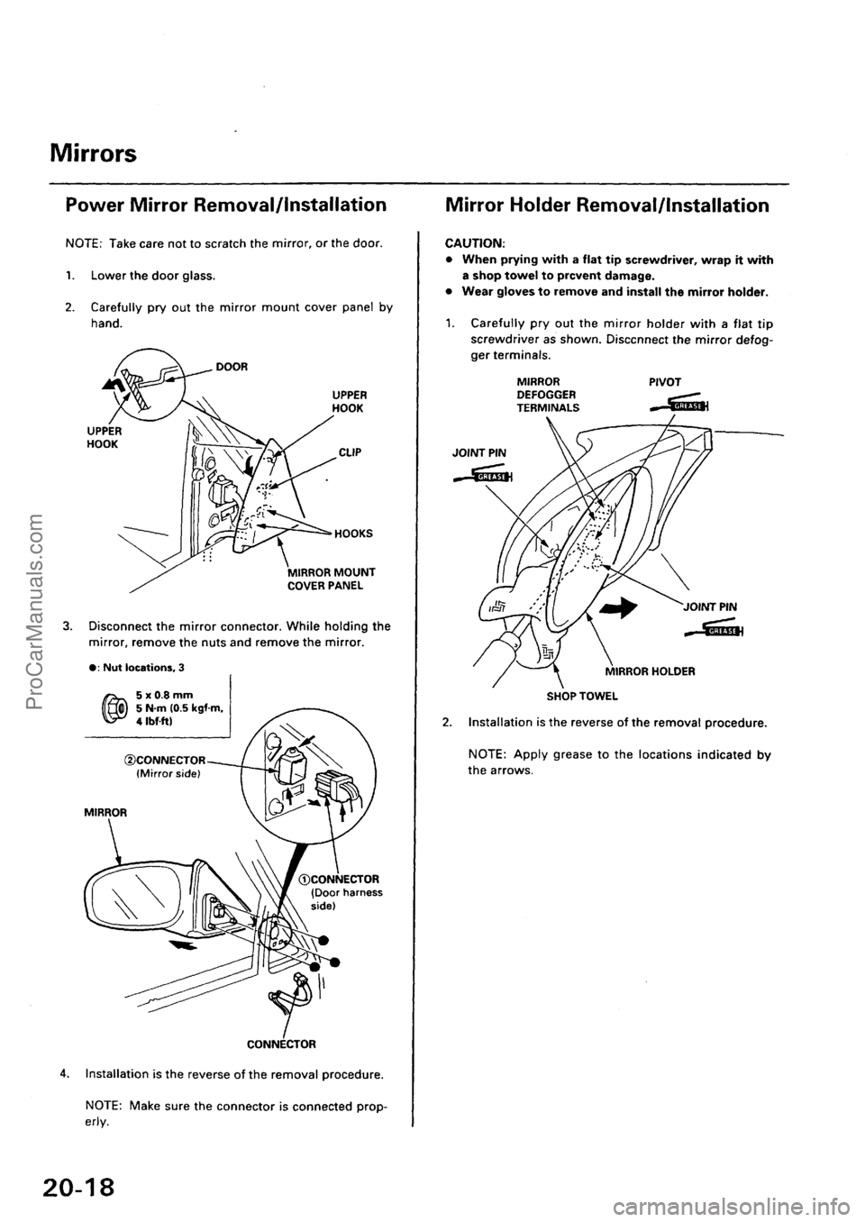 ACURA INTEGRA 1990  Service Repair Manual ProCarManuals.com 