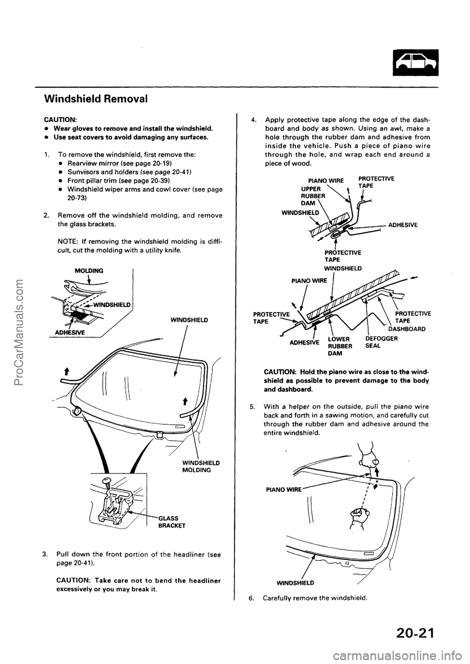 ACURA INTEGRA 1990  Service Repair Manual ProCarManuals.com 