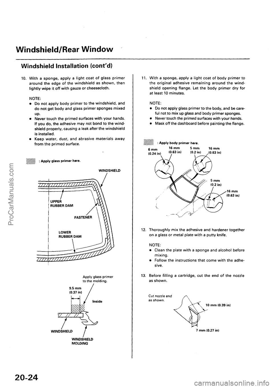 ACURA INTEGRA 1990  Service Repair Manual ProCarManuals.com 