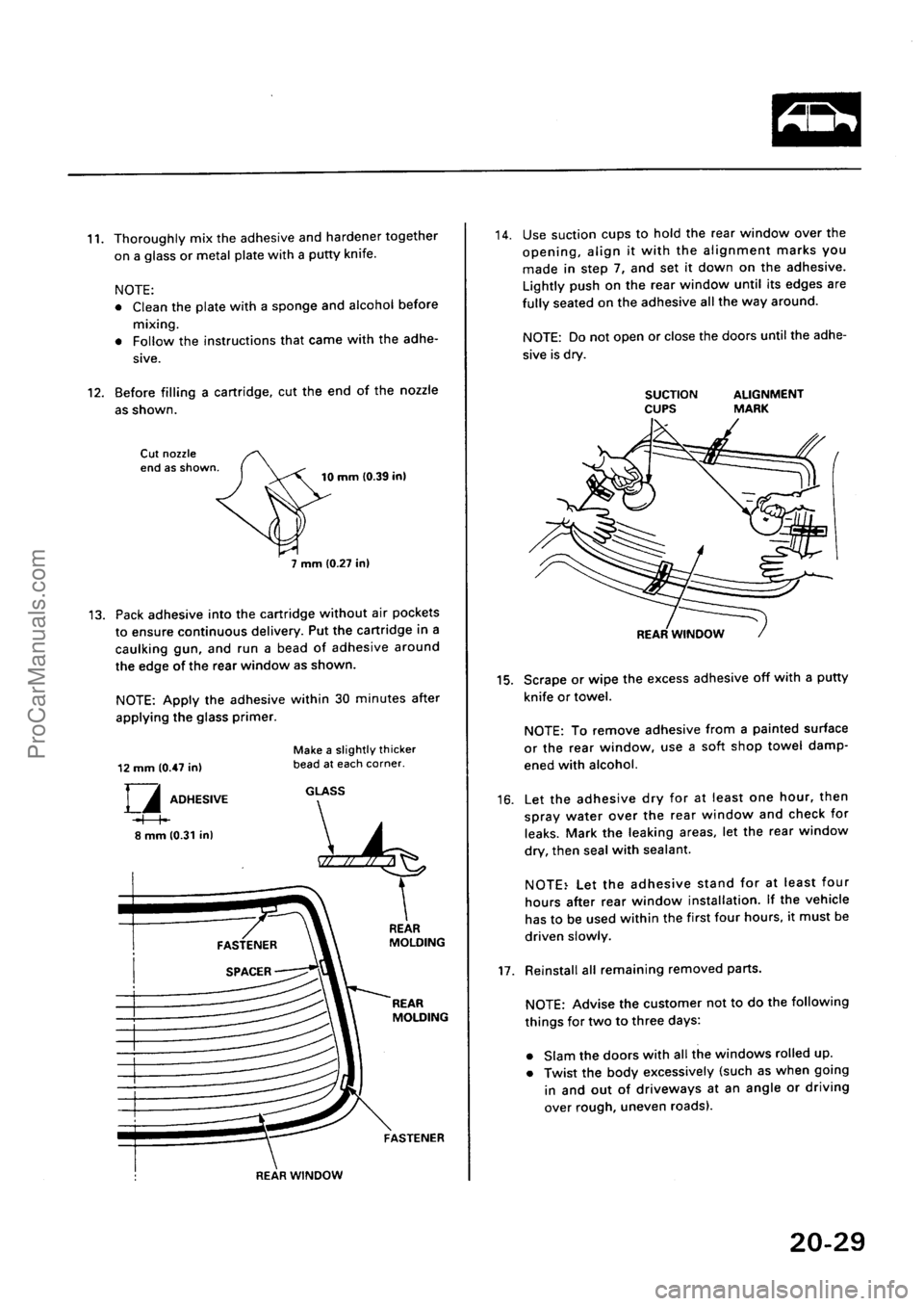 ACURA INTEGRA 1990  Service Repair Manual ProCarManuals.com 