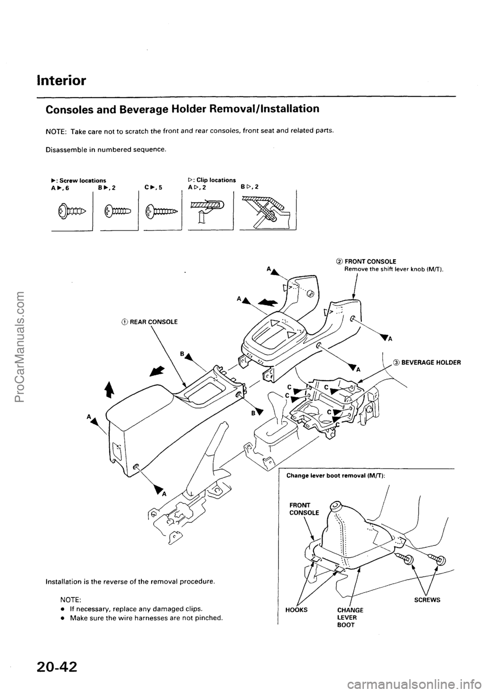 ACURA INTEGRA 1990  Service Repair Manual ProCarManuals.com 