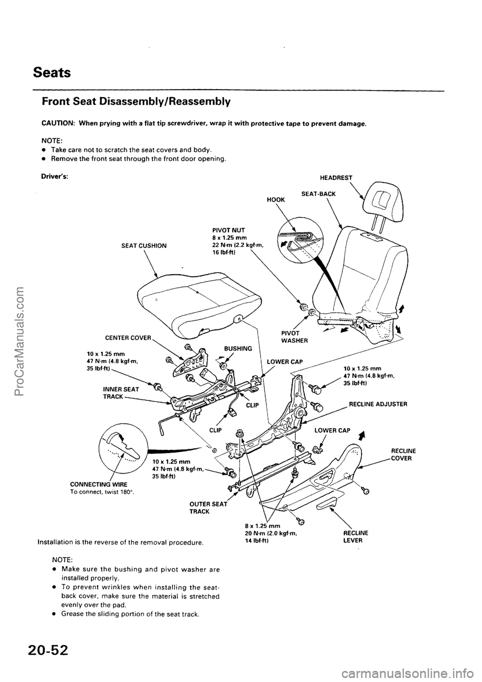 ACURA INTEGRA 1990  Service Repair Manual ProCarManuals.com 
