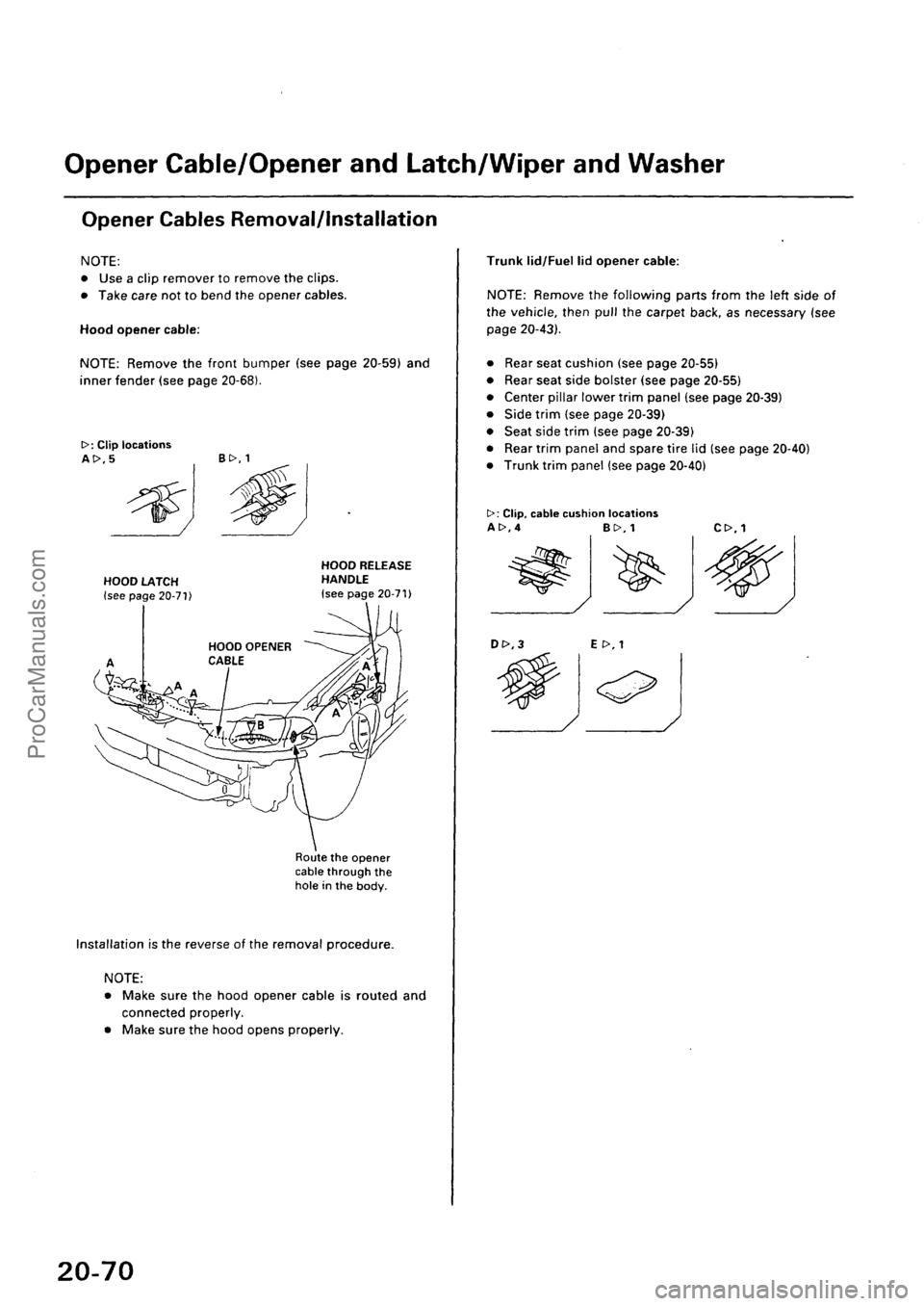 ACURA INTEGRA 1990  Service Repair Manual ProCarManuals.com 