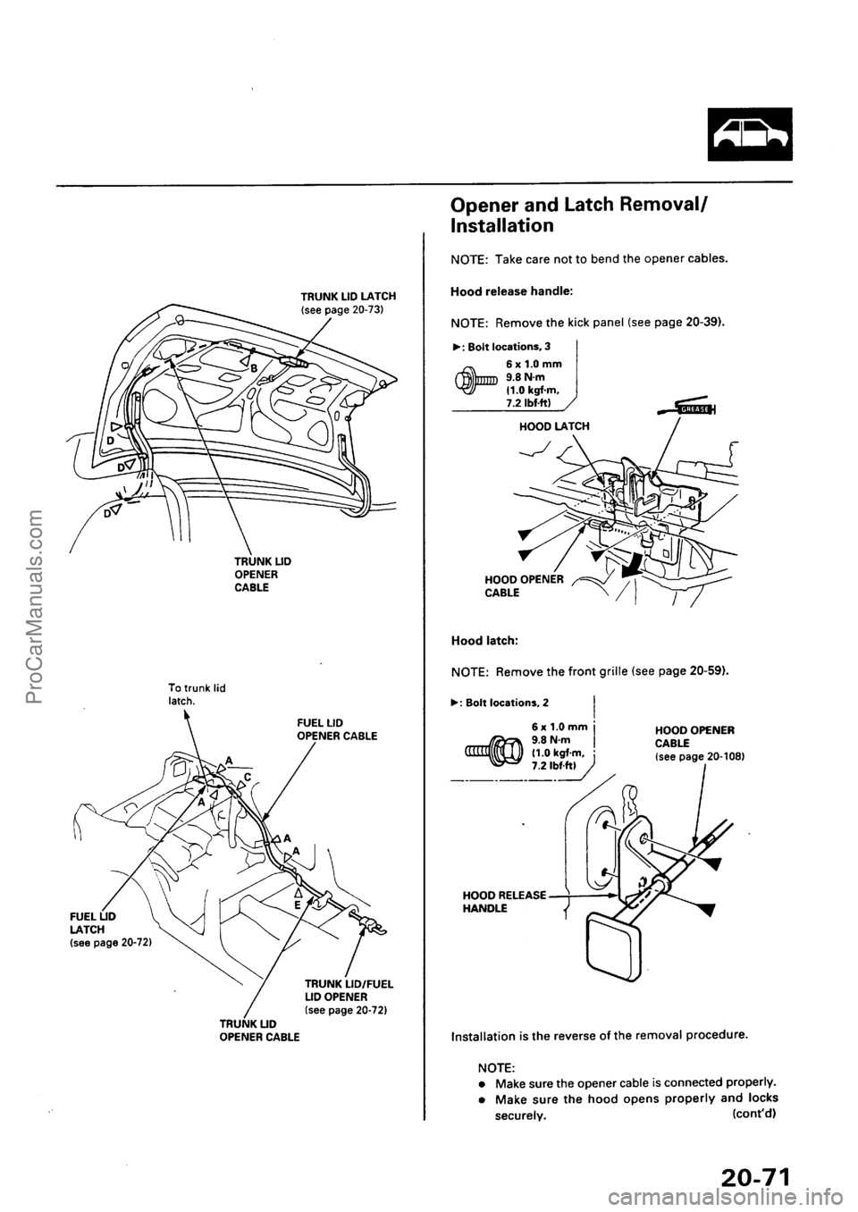 ACURA INTEGRA 1990  Service Repair Manual ProCarManuals.com 