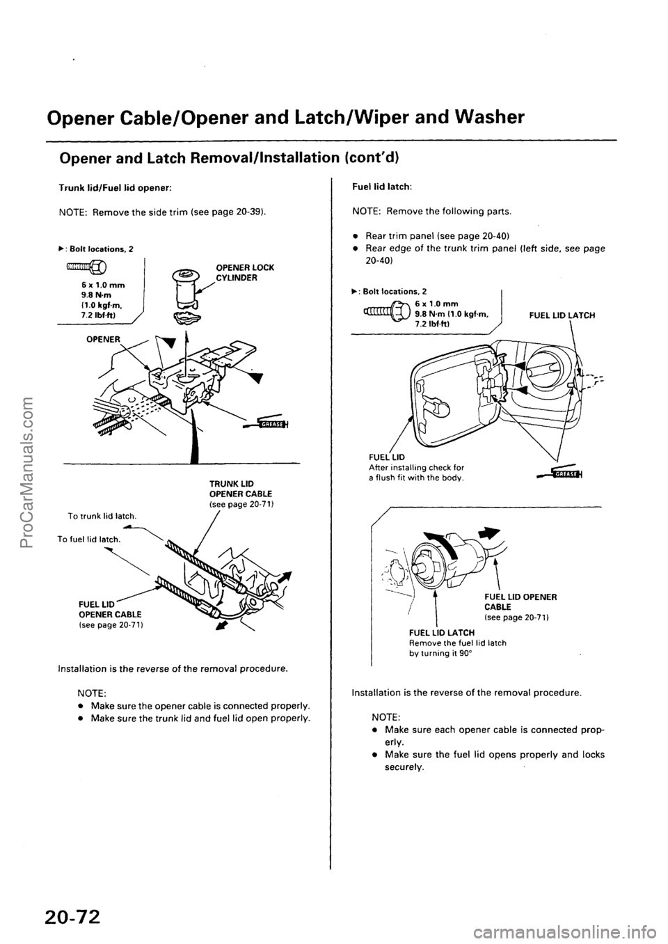 ACURA INTEGRA 1990  Service Repair Manual ProCarManuals.com 