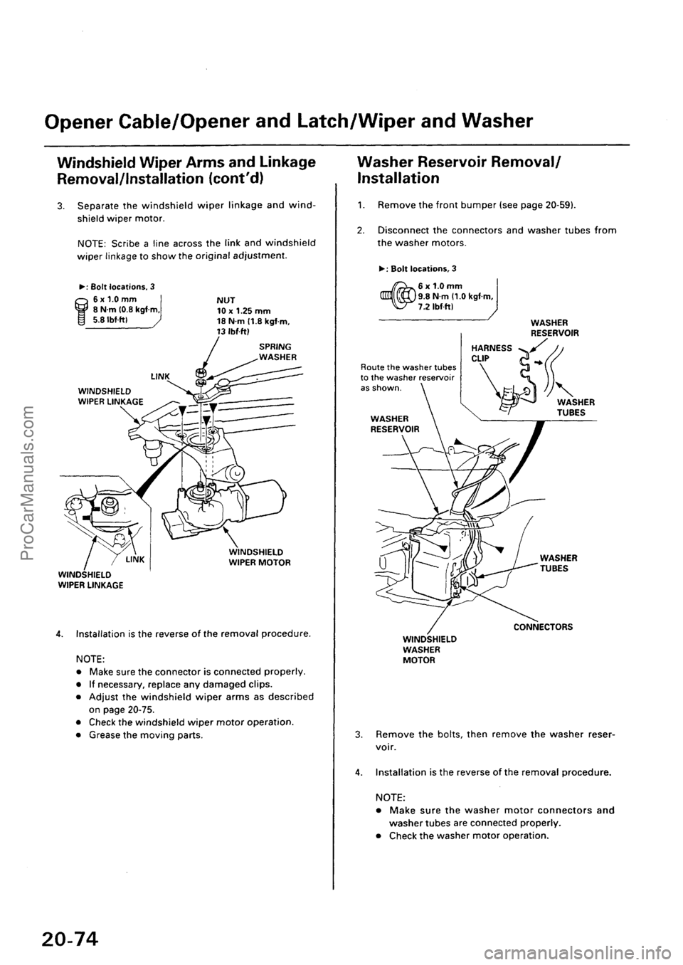 ACURA INTEGRA 1990  Service Repair Manual ProCarManuals.com 