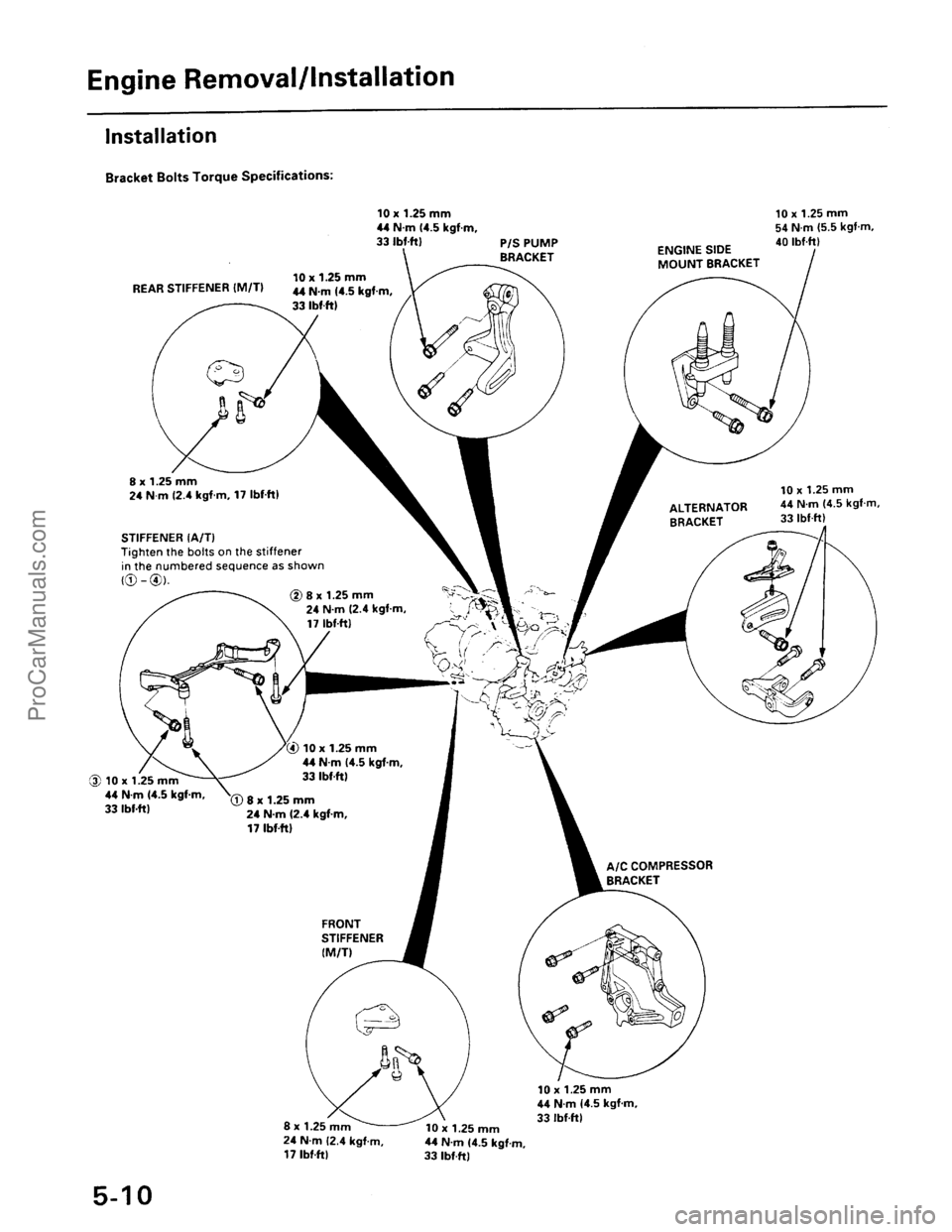 ACURA INTEGRA 1990  Service Repair Manual ProCarManuals.com 