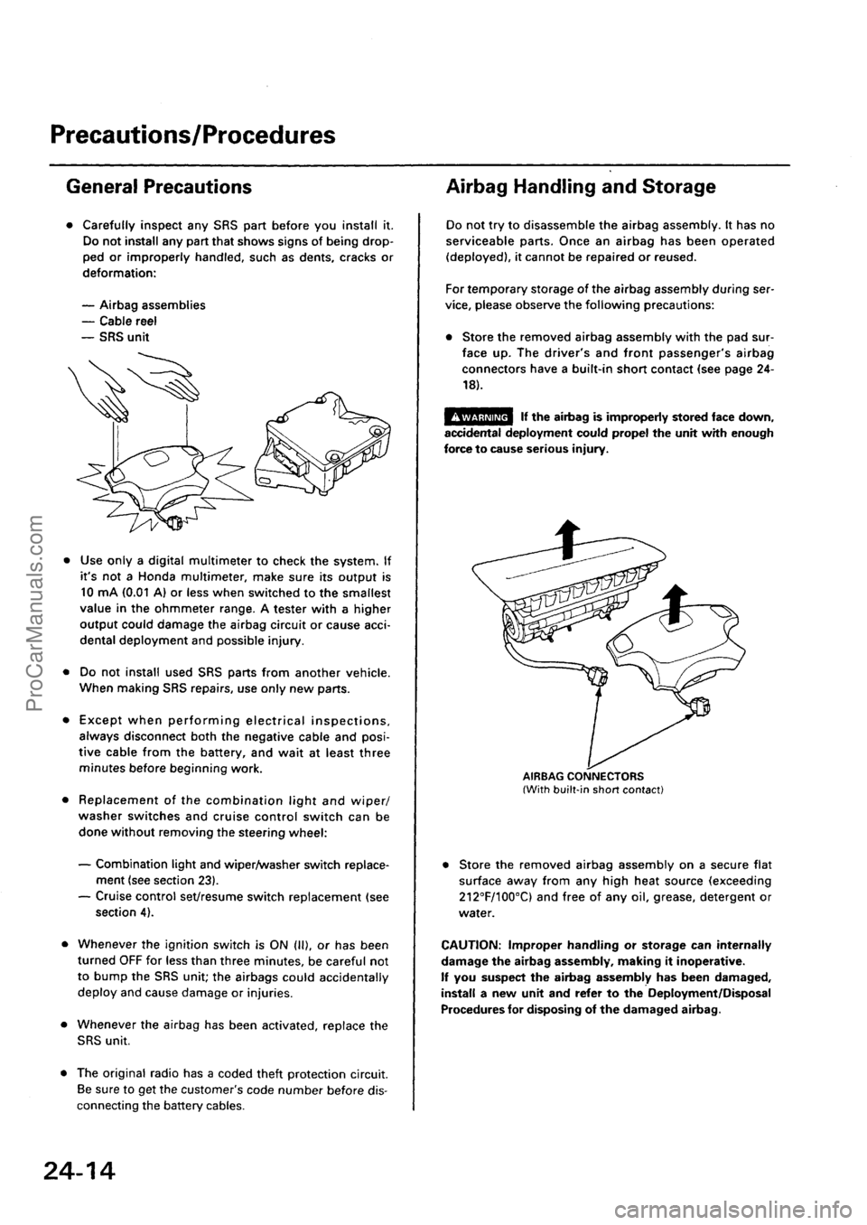ACURA INTEGRA 1990  Service Repair Manual ProCarManuals.com 