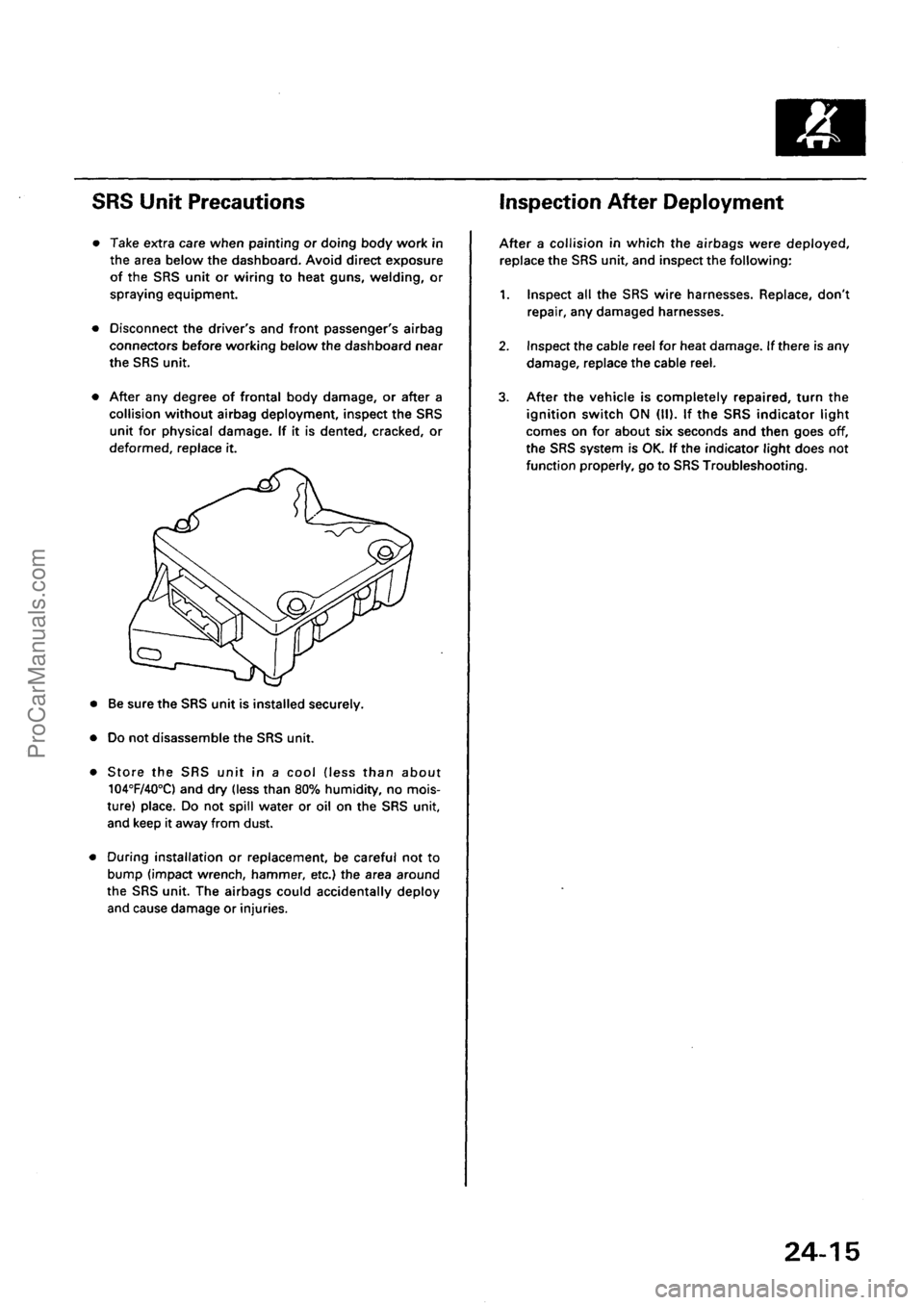 ACURA INTEGRA 1990  Service Repair Manual ProCarManuals.com 