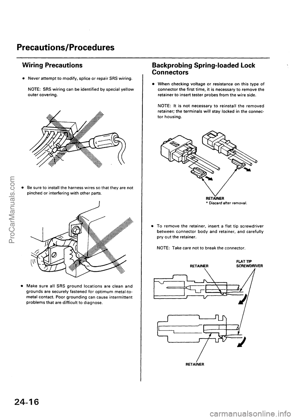 ACURA INTEGRA 1990  Service Repair Manual ProCarManuals.com 