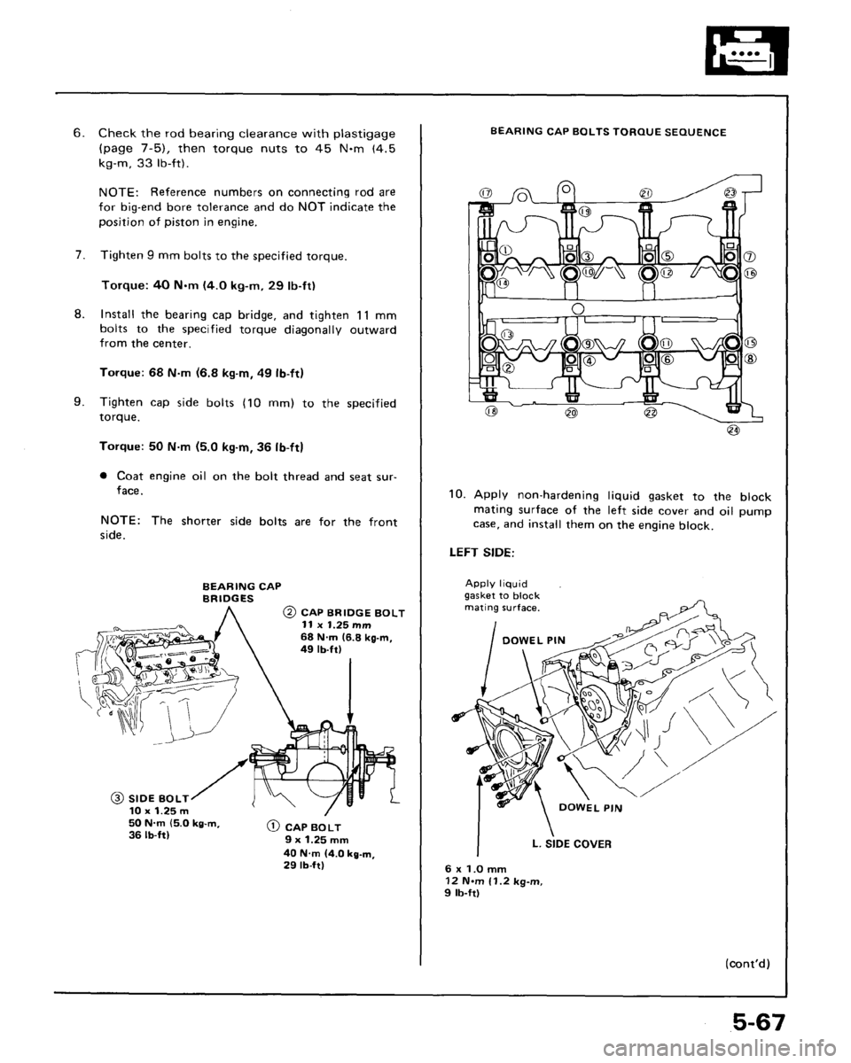ACURA LEGEND 1988  Service Repair Manual 