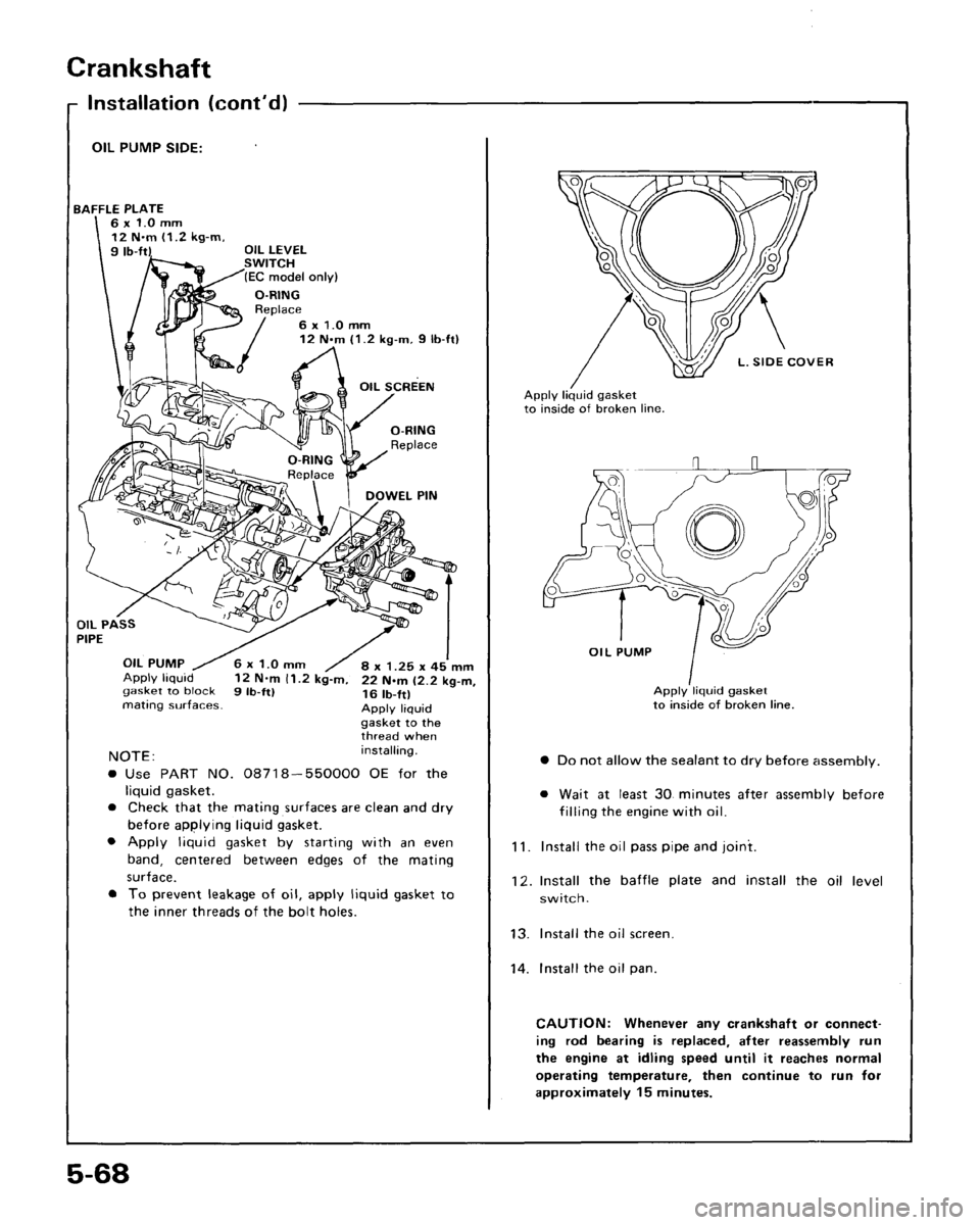 ACURA LEGEND 1988  Service Repair Manual 