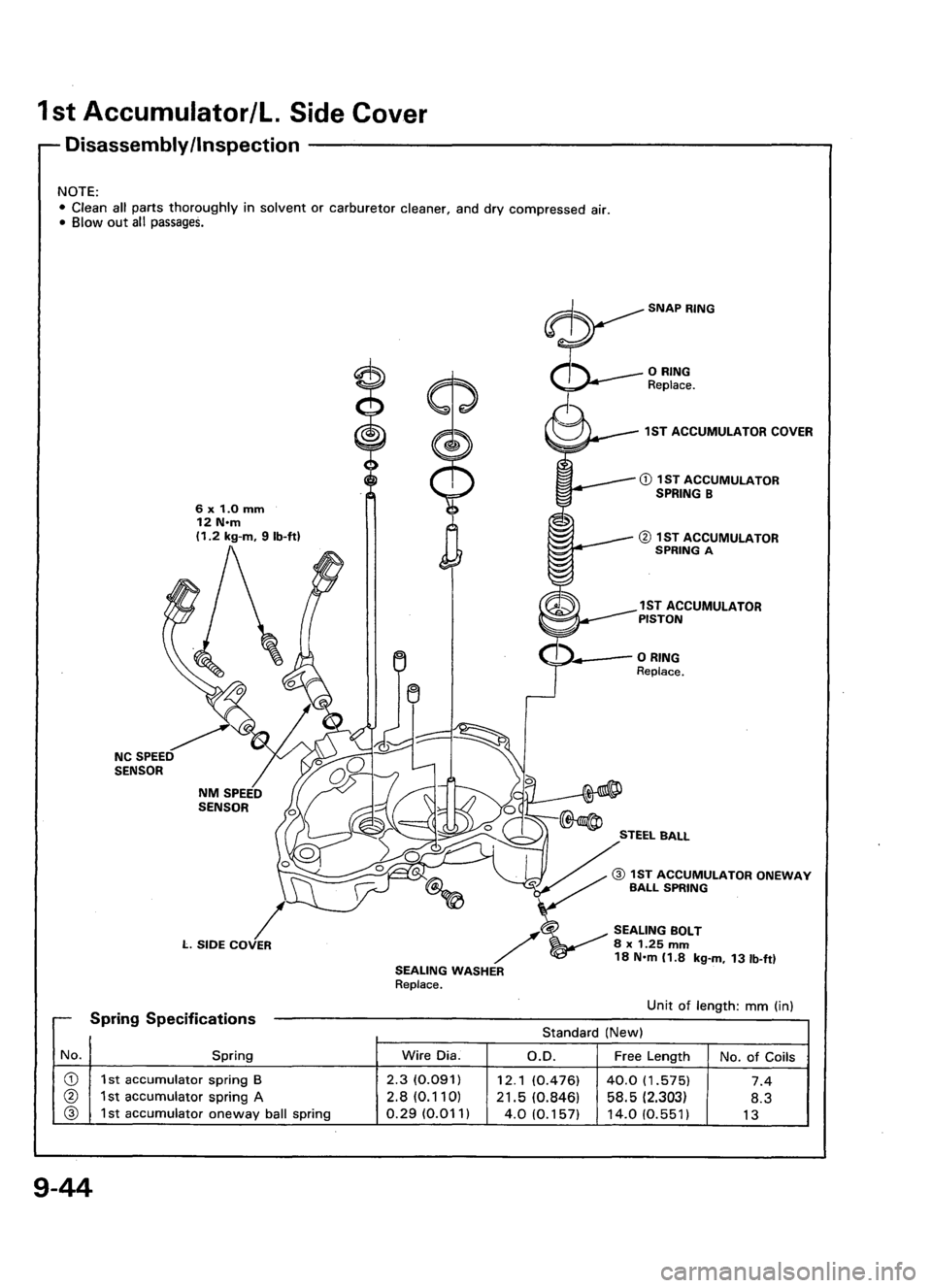 ACURA LEGEND 1998  Service Repair Manual 