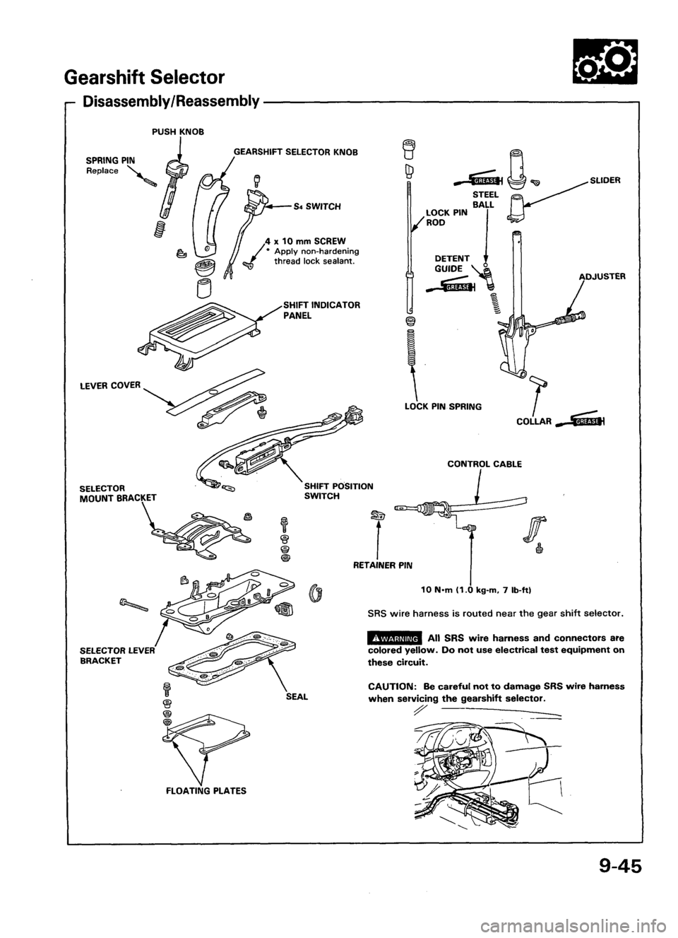 ACURA LEGEND 1998  Service Repair Manual 