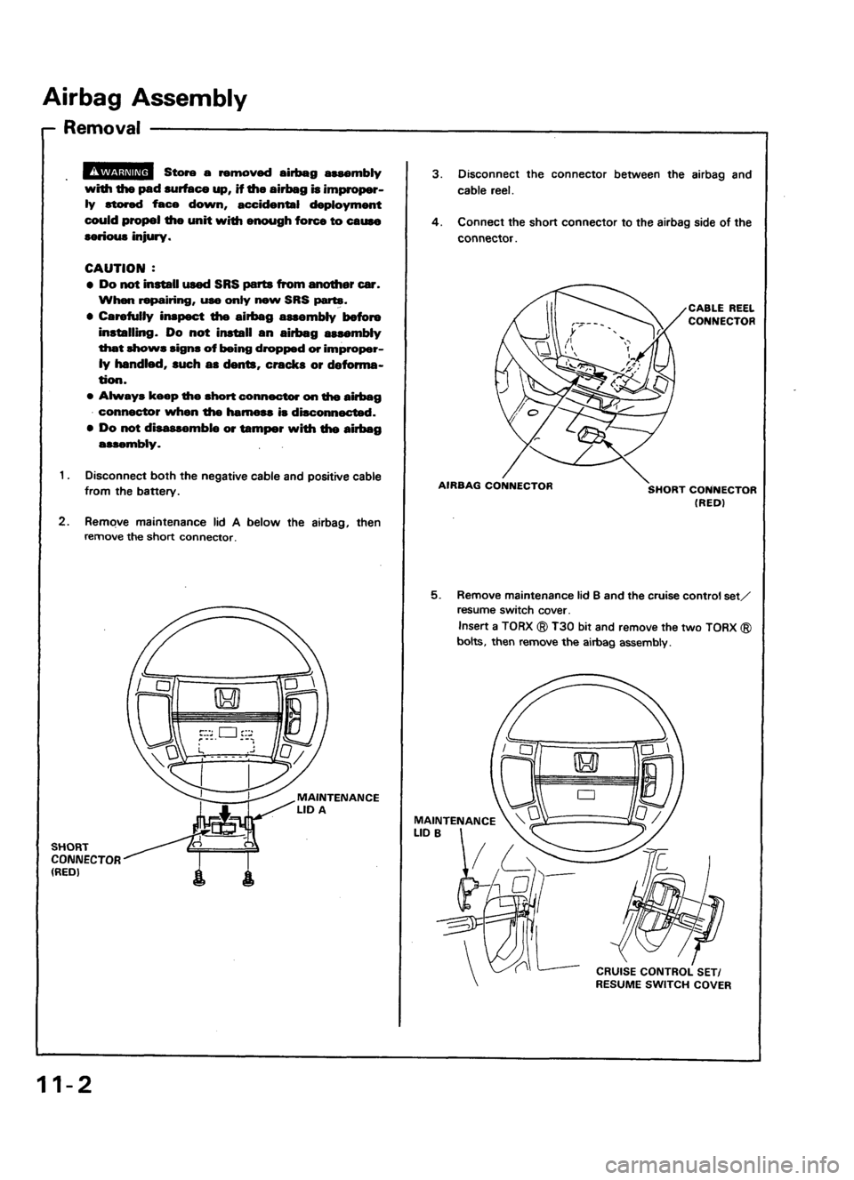 ACURA LEGEND 1998  Service Repair Manual 