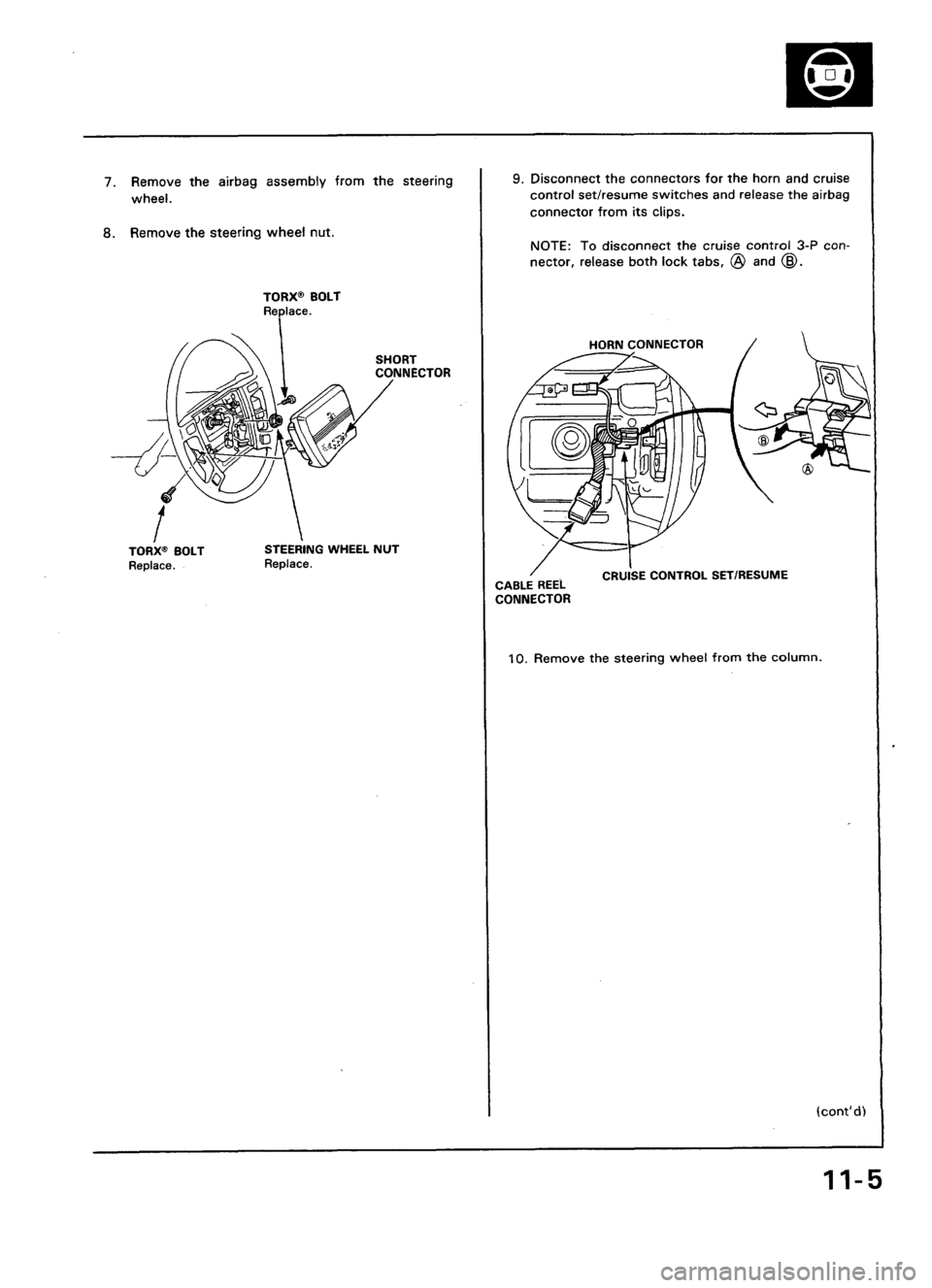ACURA LEGEND 1998  Service Repair Manual 