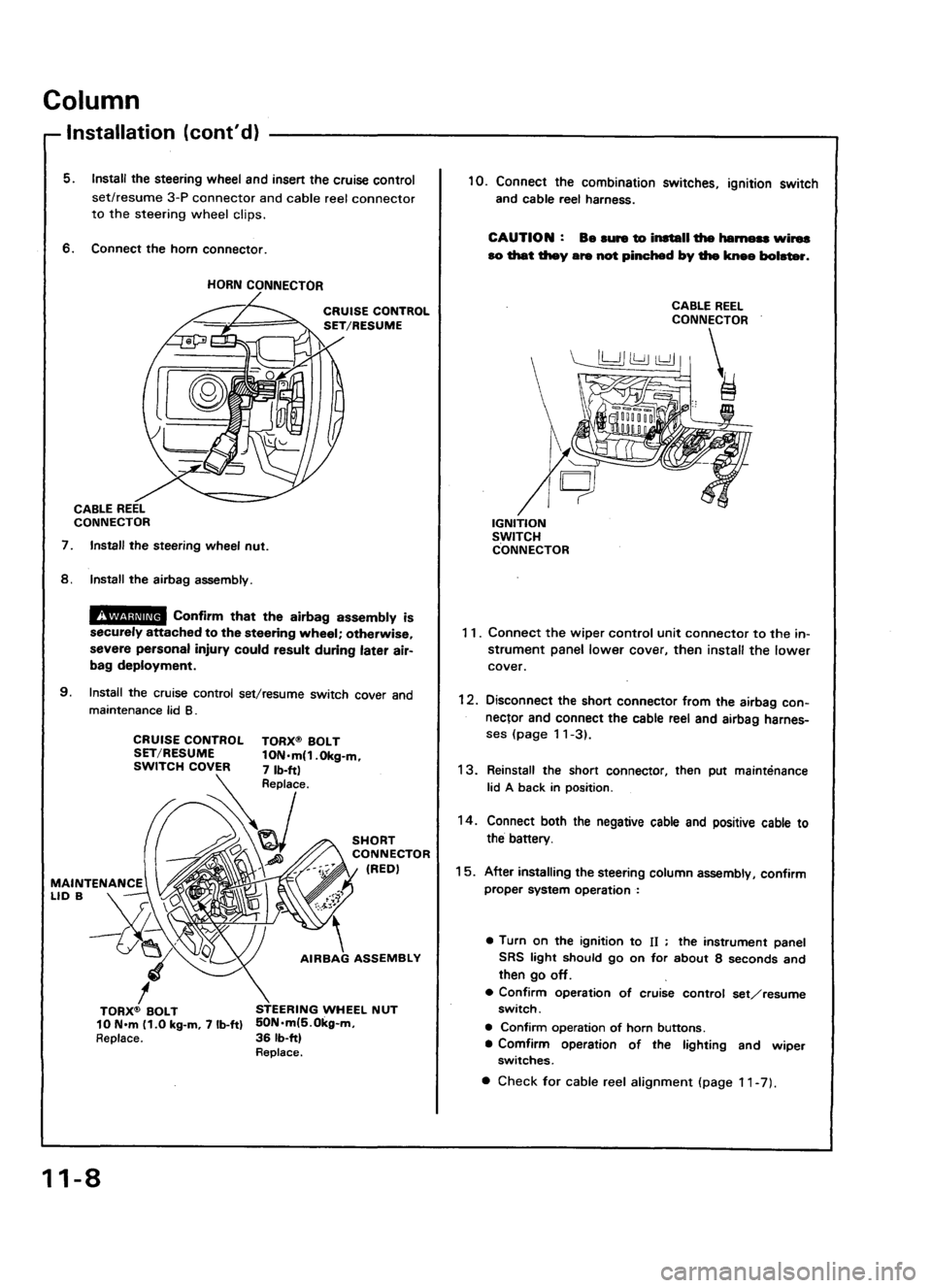 ACURA LEGEND 1998  Service Repair Manual 