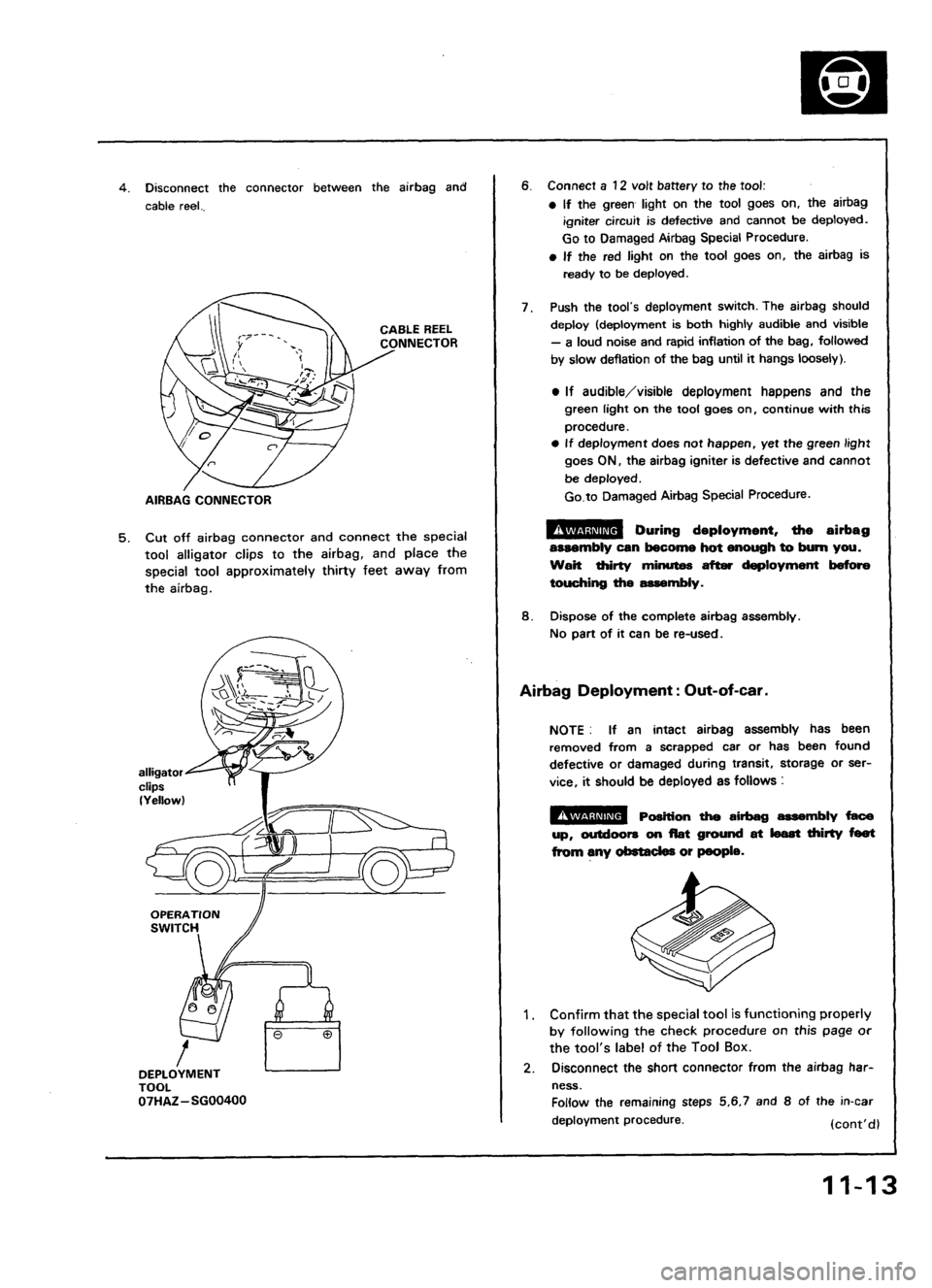 ACURA LEGEND 1988  Service Repair Manual 