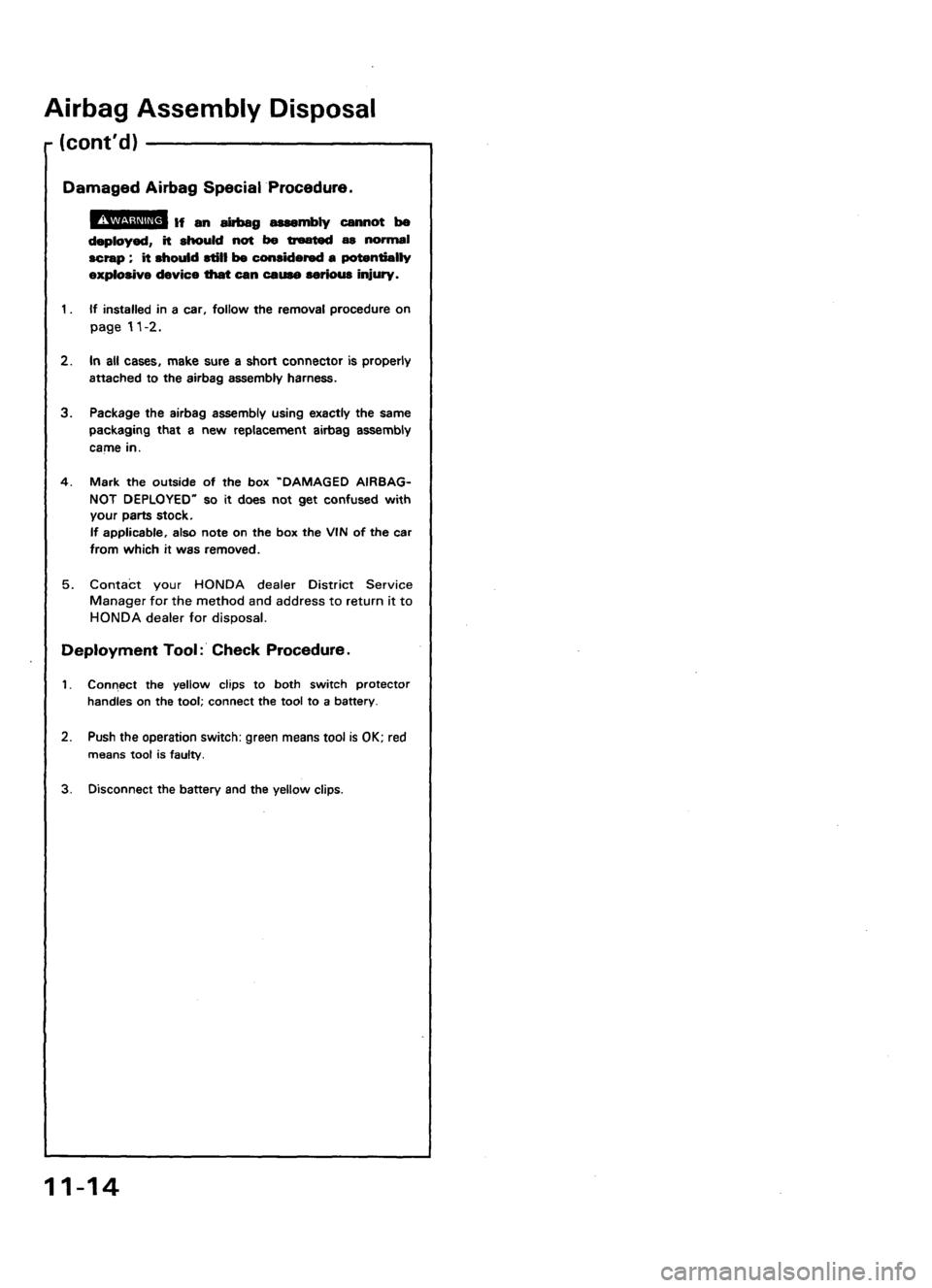 ACURA LEGEND 1988  Service Repair Manual 