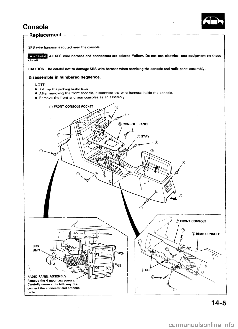 ACURA LEGEND 1998  Service Repair Manual 