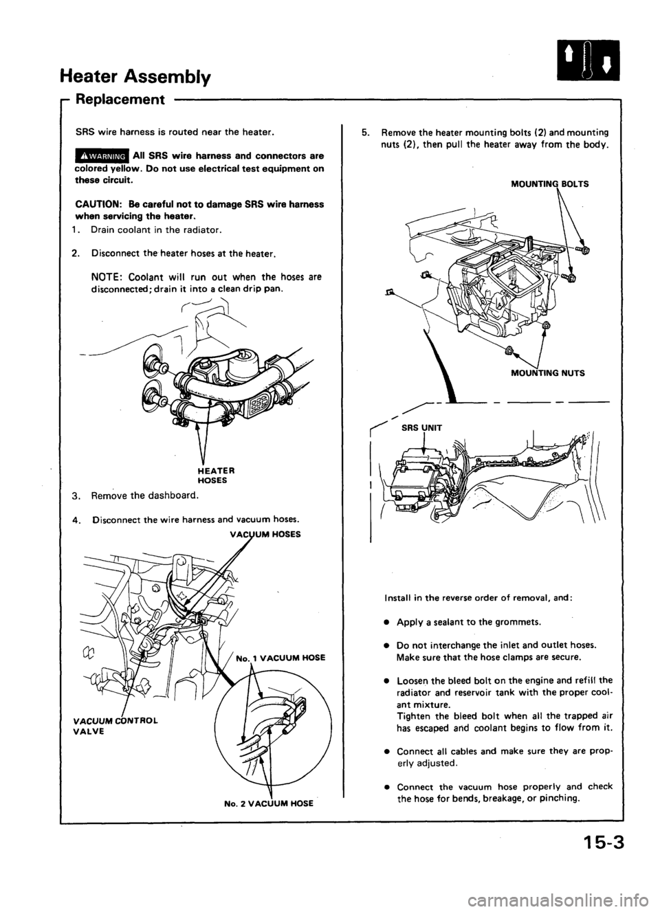 ACURA LEGEND 1998  Service Repair Manual 