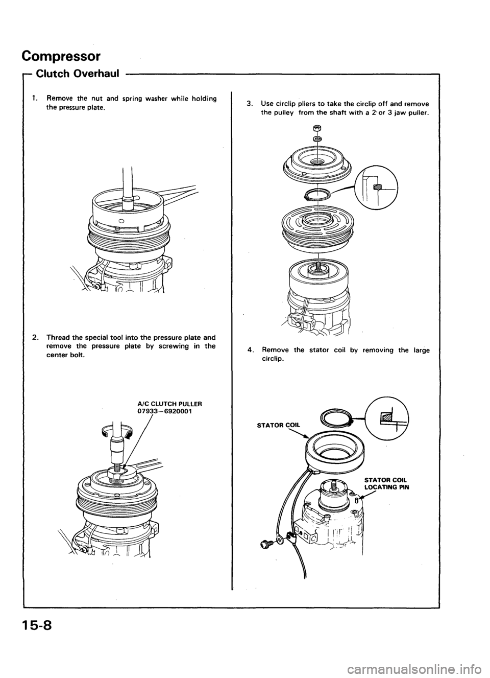 ACURA LEGEND 1988  Service Repair Manual 