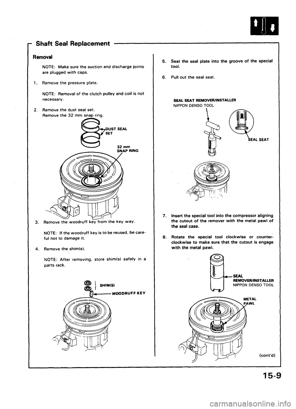ACURA LEGEND 1988  Service Repair Manual 