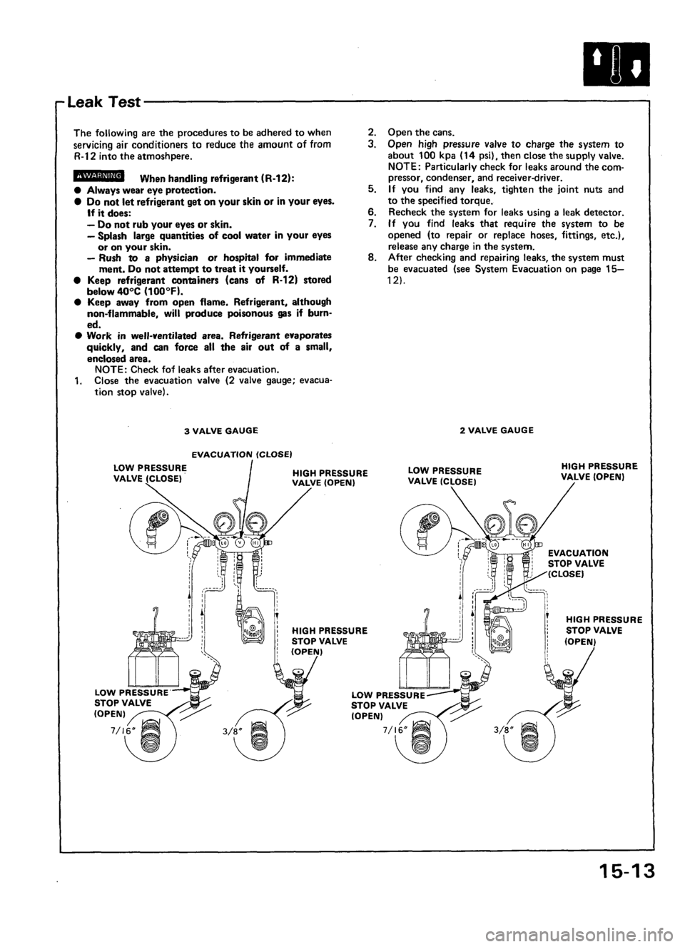 ACURA LEGEND 1988  Service Repair Manual 
