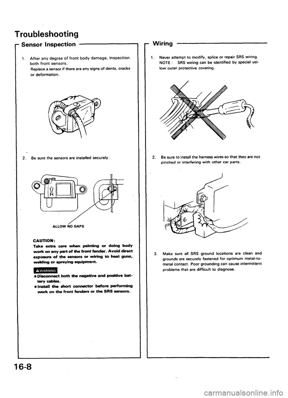 ACURA LEGEND 1998  Service Repair Manual 