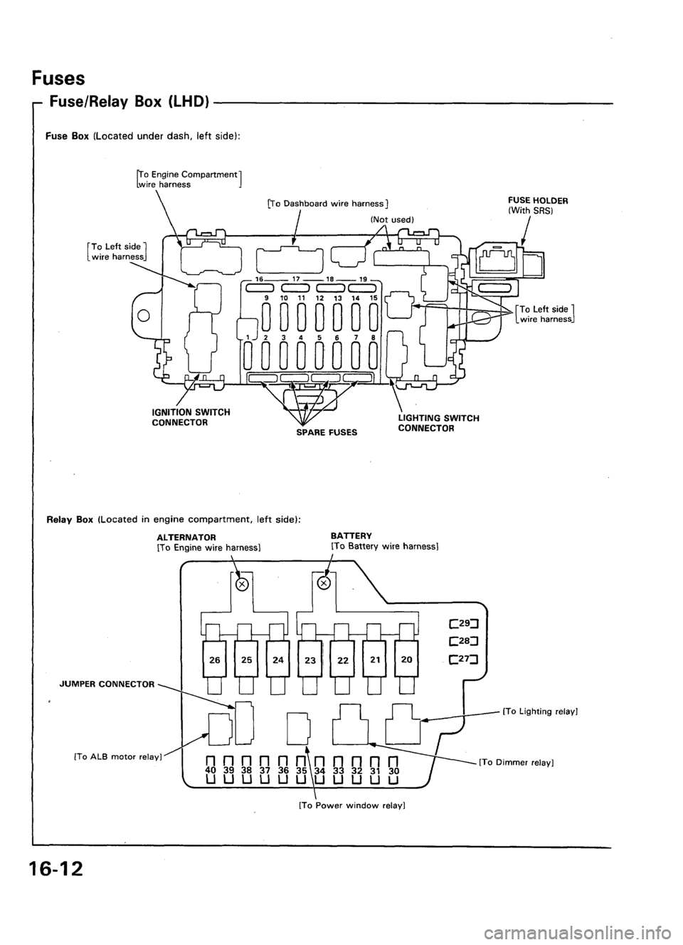 ACURA LEGEND 1998  Service Repair Manual 