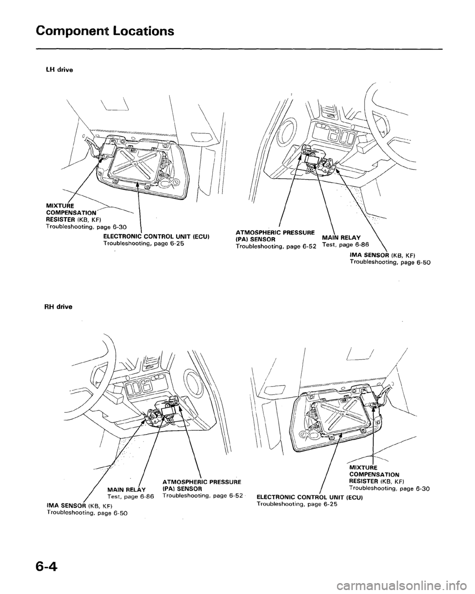 ACURA LEGEND 1988  Service Repair Manual 