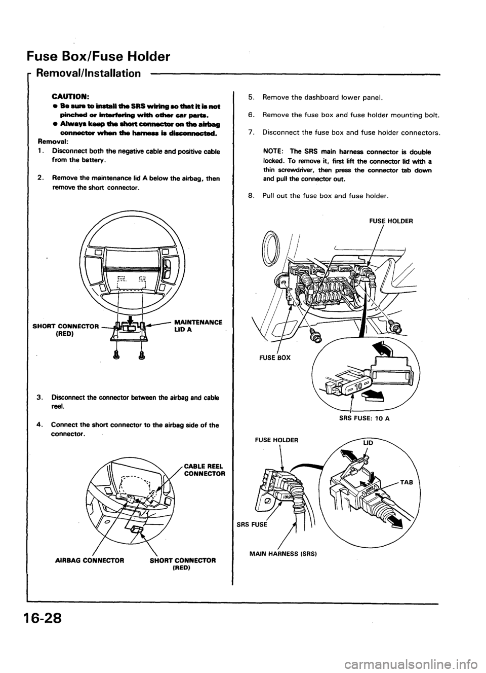 ACURA LEGEND 1988  Service Repair Manual 