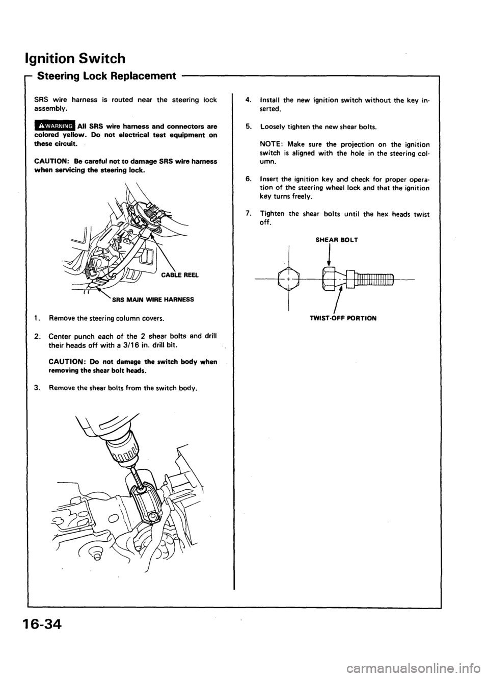 ACURA LEGEND 1998  Service Repair Manual 