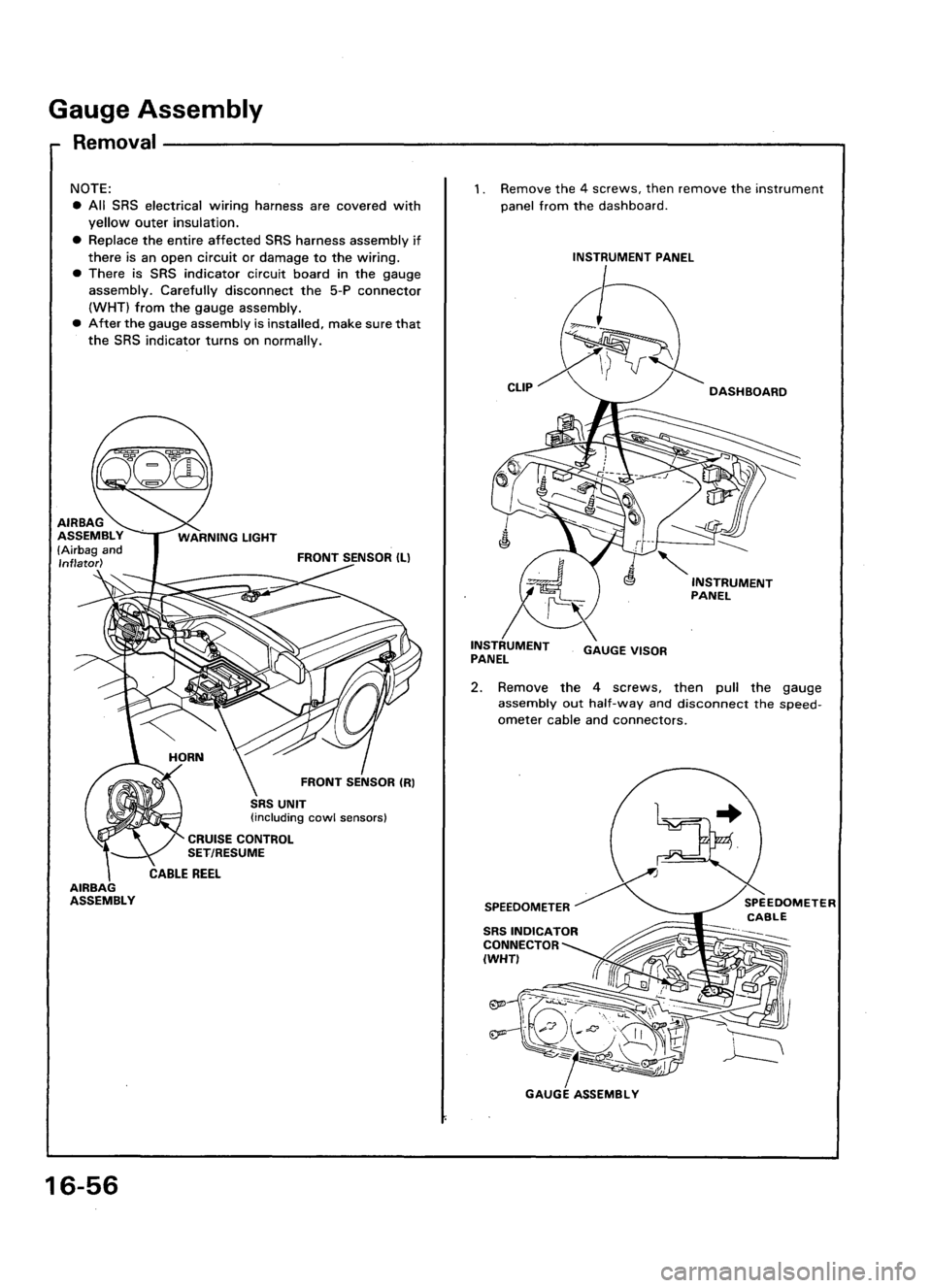ACURA LEGEND 1998  Service Repair Manual 
