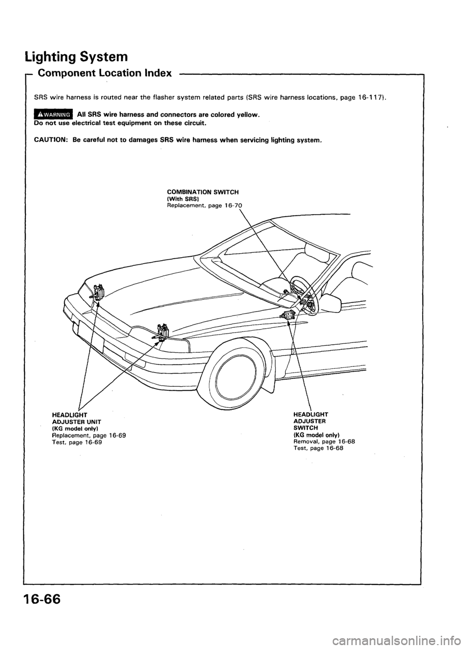 ACURA LEGEND 1998  Service Repair Manual 
