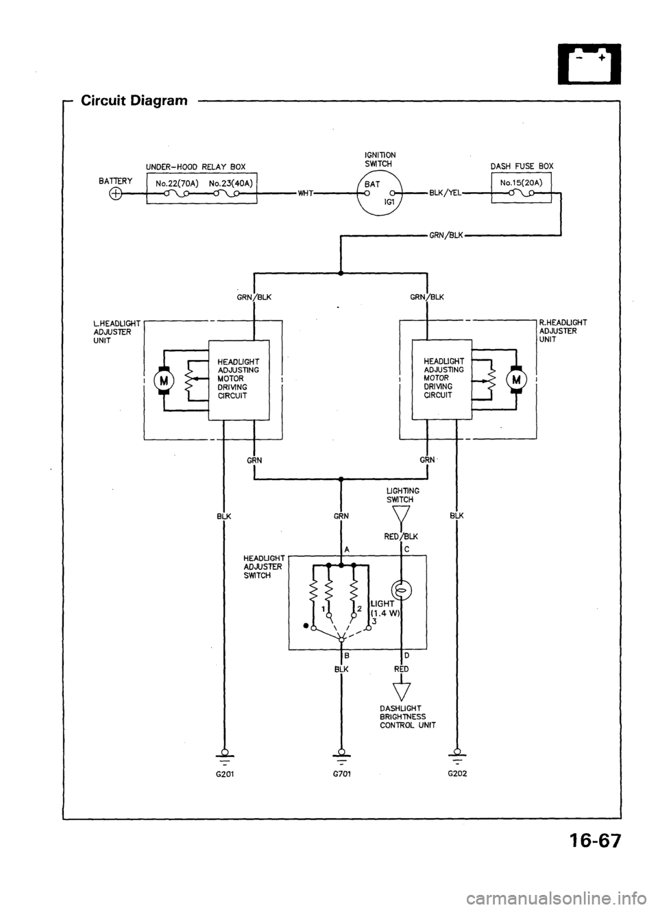 ACURA LEGEND 1998  Service Repair Manual 