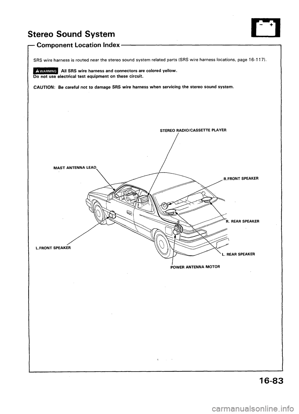ACURA LEGEND 1998  Service Repair Manual 