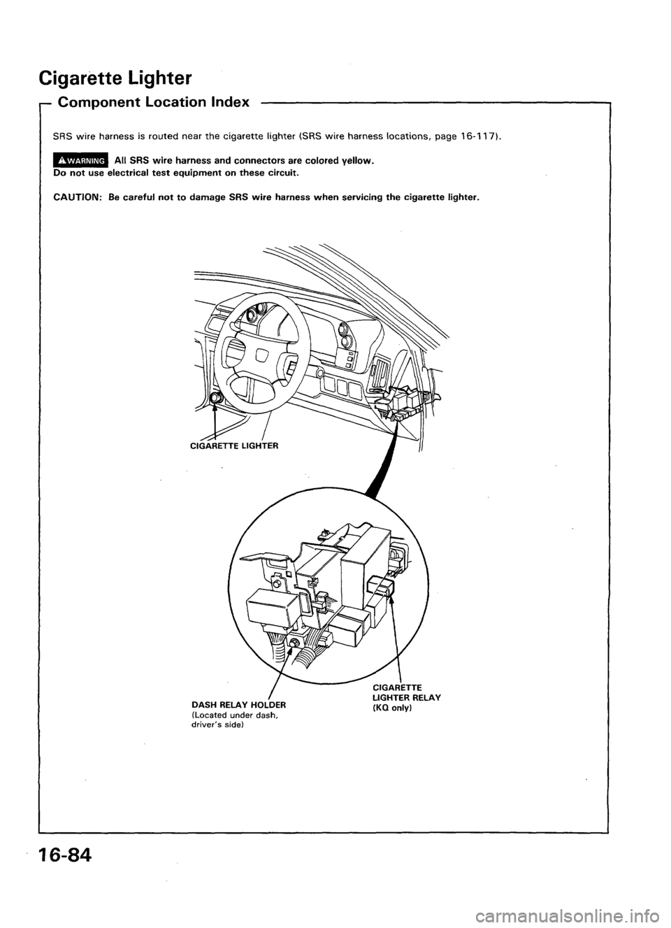 ACURA LEGEND 1998  Service Repair Manual 