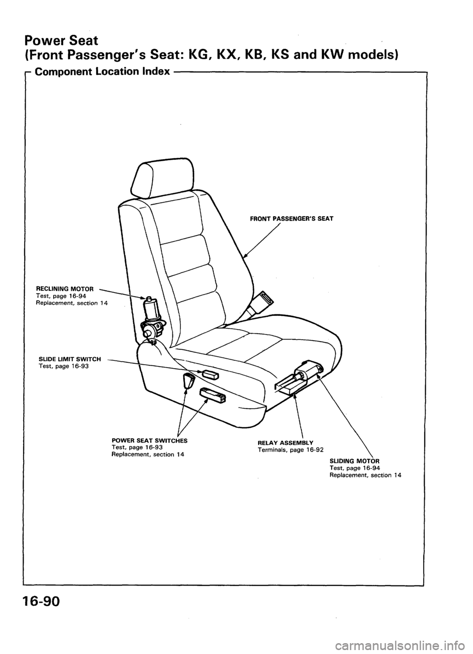 ACURA LEGEND 1998  Service Repair Manual 