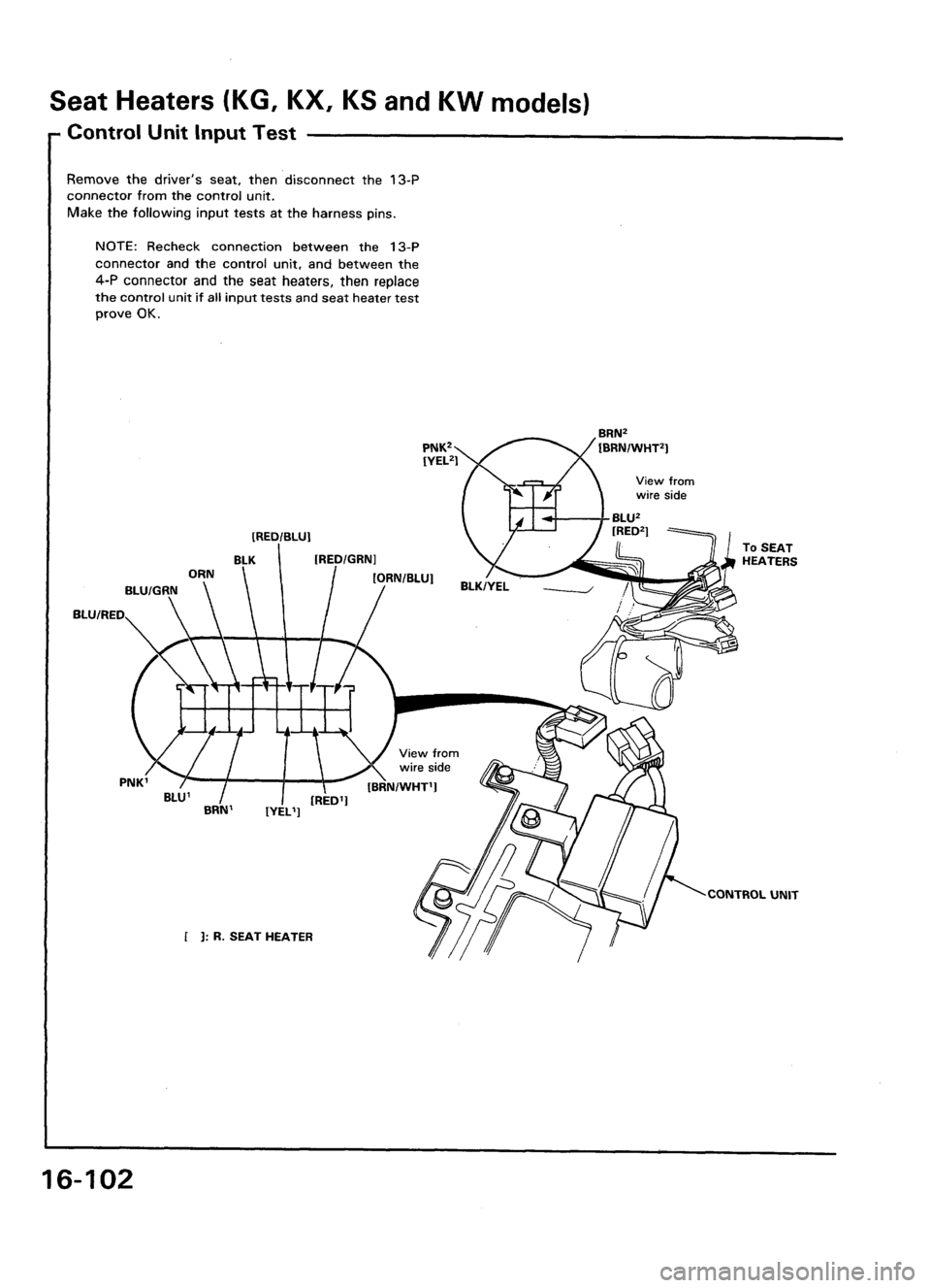 ACURA LEGEND 1998  Service Repair Manual 