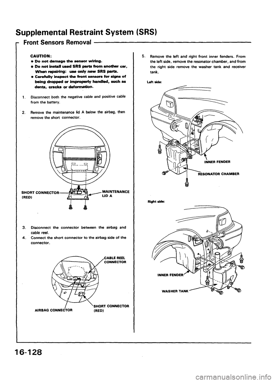ACURA LEGEND 1998  Service Repair Manual 