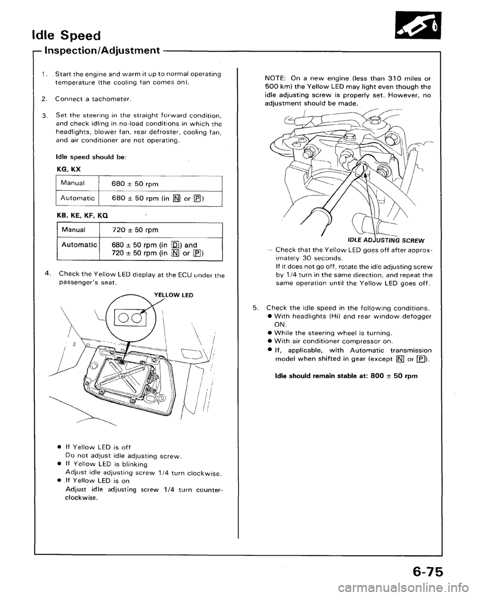 ACURA LEGEND 1988  Service Repair Manual 